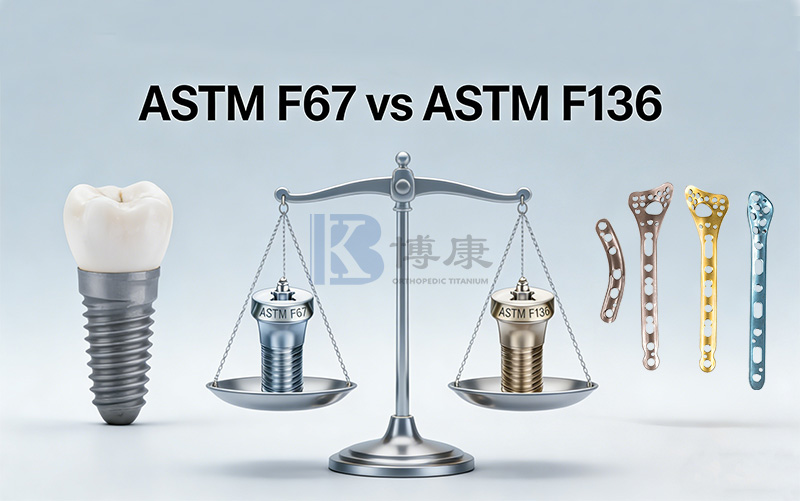 ASTM F67 กับ ASTM F136: คู่มือฉบับสมบูรณ์เกี่ยวกับวัสดุไทเทเนียมทางการแพทย์